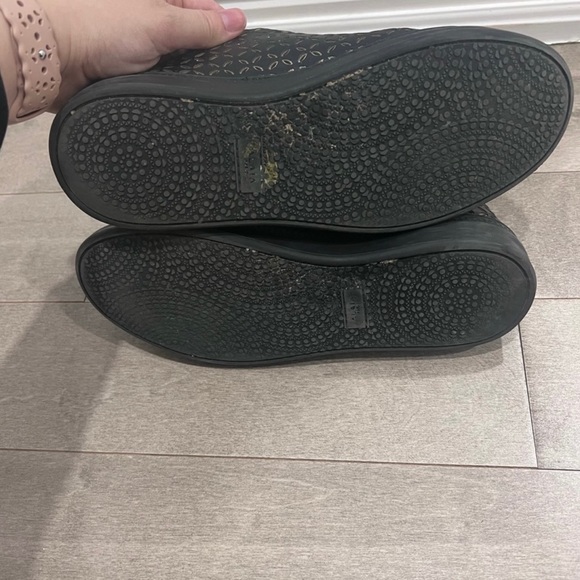 Alaia leather black sneakers - Picture 3 of 7